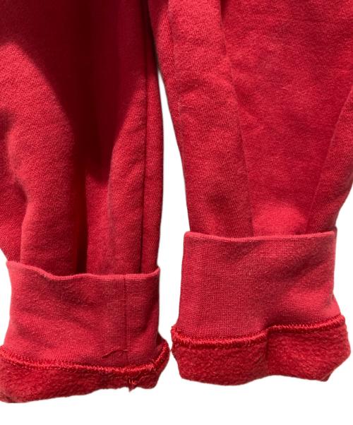 SUPREME（シュプリーム）SUPREME (シュプリーム) NIKE (ナイキ) LEATHER APPLIQUE HOODED SWEATSHIRT レッド サイズ:Sの古着・服飾アイテム