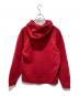 SUPREME (シュプリーム) NIKE (ナイキ) LEATHER APPLIQUE HOODED SWEATSHIRT レッド サイズ:S：14000円