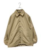 BROWN by 2-tacsブラウンバイツータックス）の古着「Coach Jacket」｜ベージュ