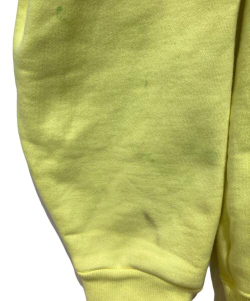 BALENCIAGA（バレンシアガ）BALENCIAGA (バレンシアガ) CREWロゴプリント プルオーバーパーカー イエロー サイズ:XSの古着・服飾アイテム