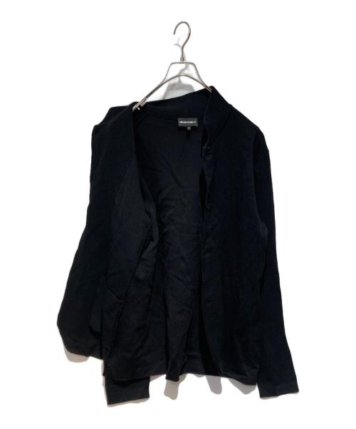 EMPORIO ARMANI（エンポリオ アルマーニ）EMPORIO ARMANI (エンポリオ アルマーニ) カーディガン ブラック サイズ:50の古着・服飾アイテム