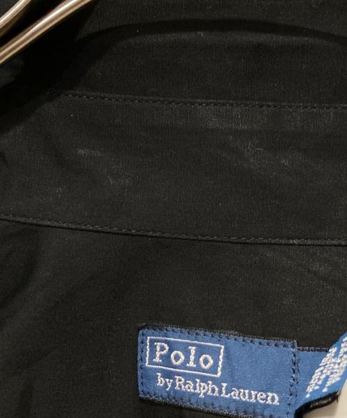 POLO RALPH LAUREN（ポロ・ラルフローレン）POLO RALPH LAUREN (ポロ・ラルフローレン) プリーテッドシャツ ブラックの古着・服飾アイテム