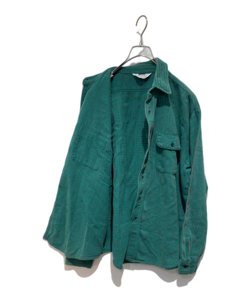 FIVE BROTHER（ファイブブラザー）FIVE BROTHER (ファイブブラザー) チェックシャツ グリーン サイズ:XLの古着・服飾アイテム