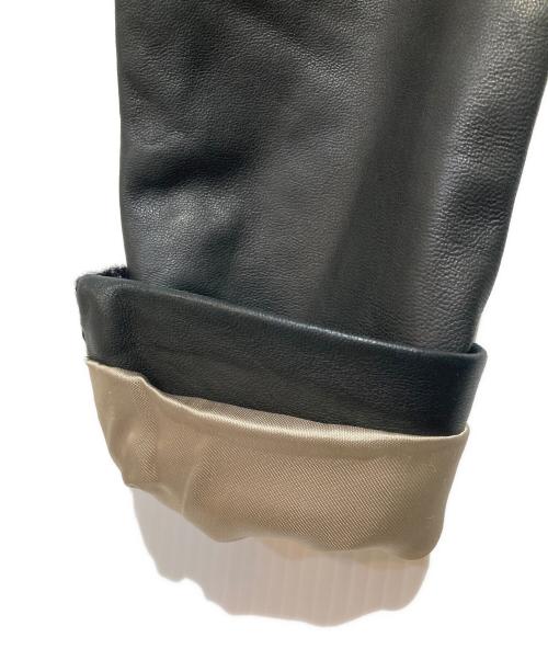 RICK OWENS（リックオウエンス）RICK OWENS (リックオウエンス) レザーコート ブラック サイズ:36の古着・服飾アイテム