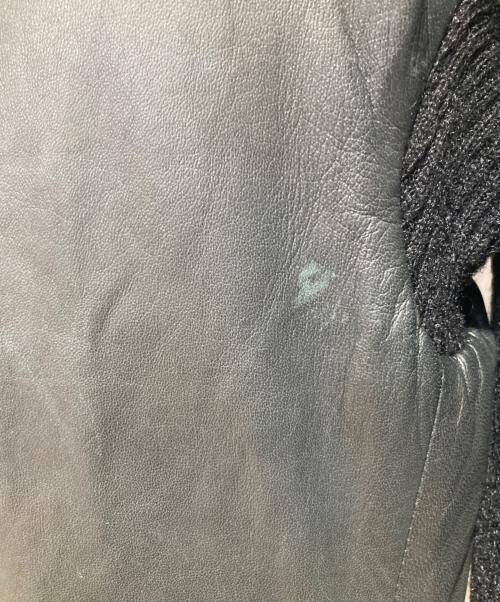 RICK OWENS（リックオウエンス）RICK OWENS (リックオウエンス) レザーコート ブラック サイズ:36の古着・服飾アイテム