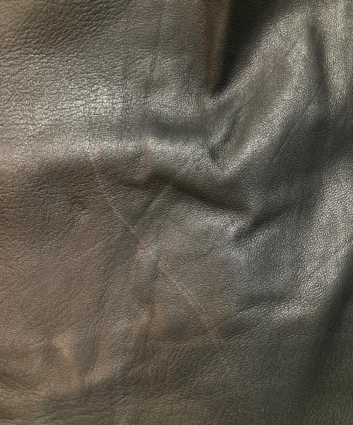 RICK OWENS（リックオウエンス）RICK OWENS (リックオウエンス) レザーコート ブラック サイズ:36の古着・服飾アイテム