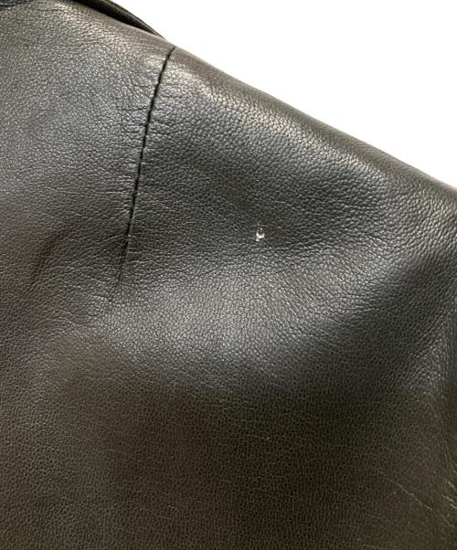 RICK OWENS（リックオウエンス）RICK OWENS (リックオウエンス) レザーコート ブラック サイズ:36の古着・服飾アイテム