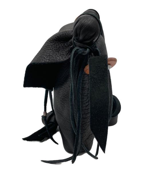 BOWWOW（バウワウ）BOWWOW (バウワウ) DEER SKIN BAG ブラックの古着・服飾アイテム