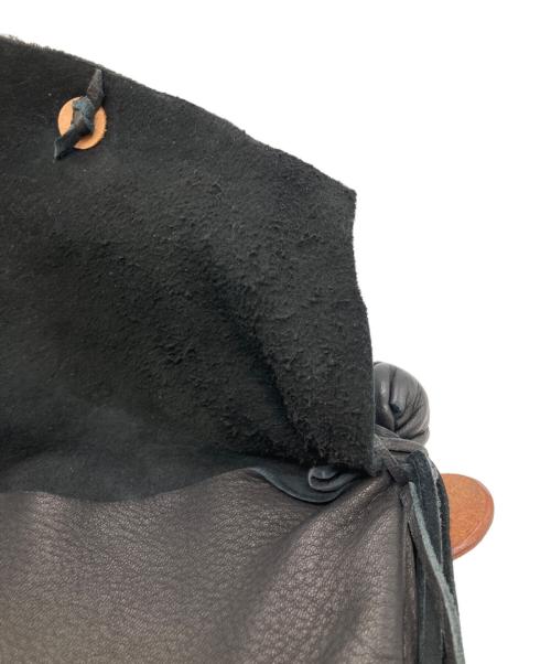 BOWWOW（バウワウ）BOWWOW (バウワウ) DEER SKIN BAG ブラックの古着・服飾アイテム