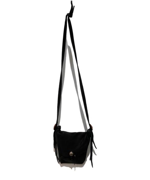 BOWWOW（バウワウ）BOWWOW (バウワウ) DEER SKIN BAG ブラックの古着・服飾アイテム