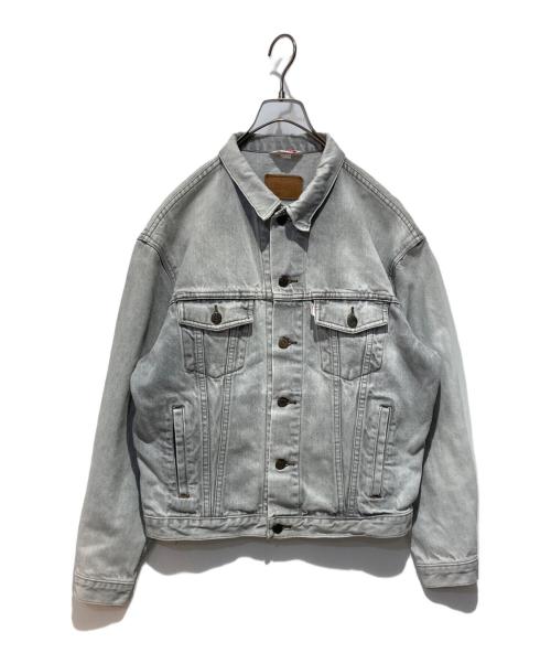 LEVI'S（リーバイス）LEVI'S (リーバイス) 先染めデニムトラッカージャケット ブラック サイズ:不明の古着・服飾アイテム