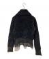 ISSEY MIYAKE (イッセイミヤケ) 90s レース切替タートルネックニット ブラック サイズ:M：15000円