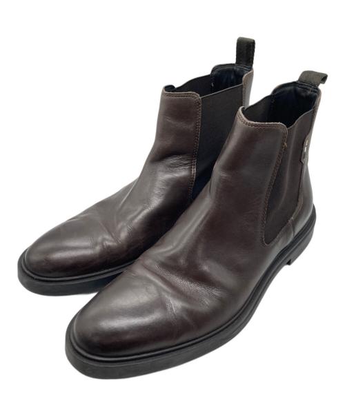 BOSS（ボス）BOSS (ボス) サイドゴアブーツ ブラウン サイズ:SIZE 44の古着・服飾アイテム