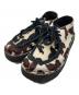 CLARKS（クラークス）の古着「DESERT NOMAD - COW PRINT」｜アイボリー×ブラウン