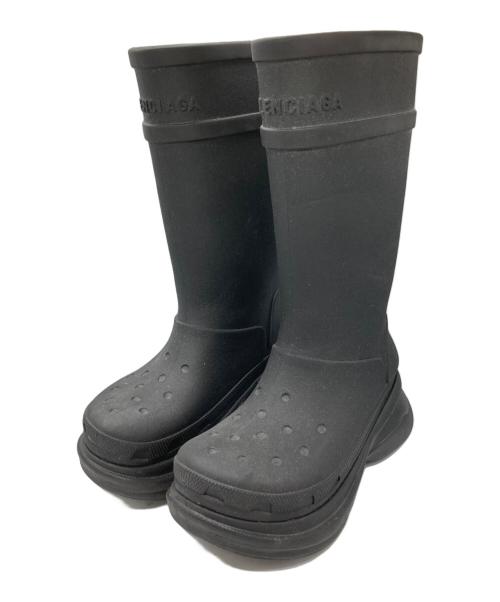 BALENCIAGA（バレンシアガ）BALENCIAGA (バレンシアガ) crocs (クロックス) コラボブーツ ブラック サイズ:35の古着・服飾アイテム