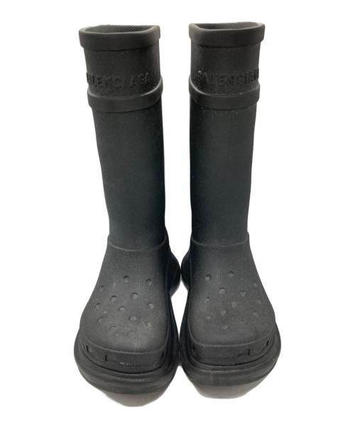 BALENCIAGA（バレンシアガ）BALENCIAGA (バレンシアガ) crocs (クロックス) コラボブーツ ブラック サイズ:35の古着・服飾アイテム