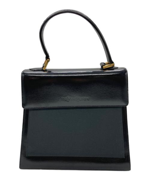 Yves Saint Laurent（イヴサンローラン）Yves Saint Laurent (イヴサンローラン) ハンドバッグ ブラックの古着・服飾アイテム