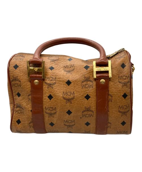 MCM（エムシーエム）MCM (エムシーエム) 2WAYミニボストンバッグ ブラウンの古着・服飾アイテム