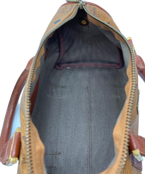 MCM（エムシーエム）MCM (エムシーエム) 2WAYミニボストンバッグ ブラウンの古着・服飾アイテム