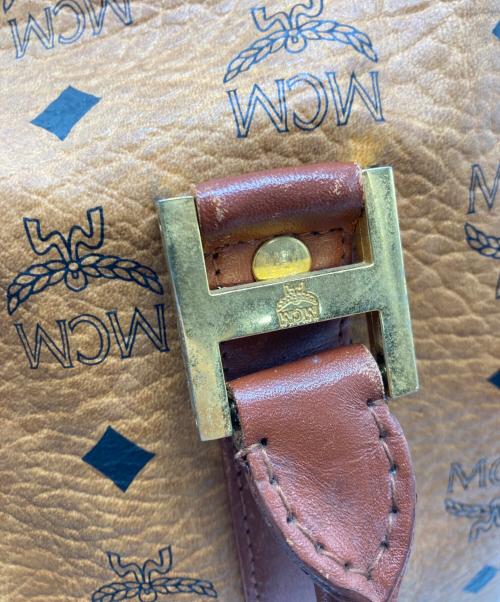 MCM（エムシーエム）MCM (エムシーエム) 2WAYミニボストンバッグ ブラウンの古着・服飾アイテム