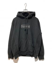 SUPREME×KAWS（シュプリーム×カウズ）の古着「21ss KAWS Chalk Logo Hooded Sweatshirt」｜ブラック