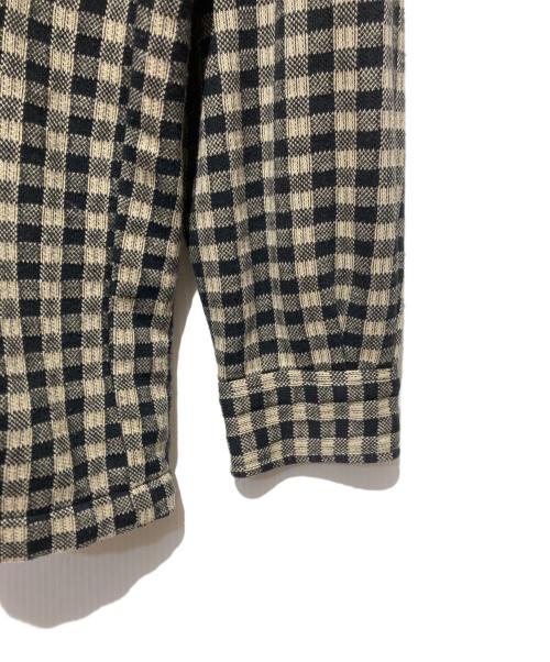 stussy（ステューシー）stussy (ステューシー) 90s チェックオープンカラーシャツ ベージュ×ブラック サイズ:Mの古着・服飾アイテム