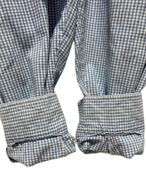 GOODENOUGH（グットイナフ）GOODENOUGH (グットイナフ) ギンガムチェックシャツ ブルー×ホワイト サイズ:不明の古着・服飾アイテム