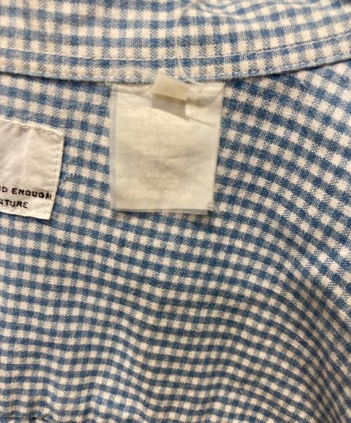 GOODENOUGH（グットイナフ）GOODENOUGH (グットイナフ) ギンガムチェックシャツ ブルー×ホワイト サイズ:不明の古着・服飾アイテム