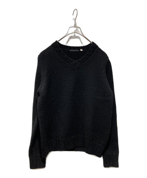 HELMUT LANG（ヘルムートラング）HELMUT LANG (ヘルムートラング) Vネックニット ブラック サイズ:Sの古着・服飾アイテム