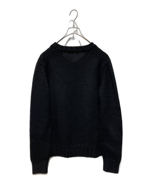 HELMUT LANG（ヘルムートラング）HELMUT LANG (ヘルムートラング) Vネックニット ブラック サイズ:Sの古着・服飾アイテム