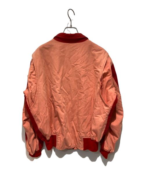 PINK HOUSE（ピンクハウス）PINK HOUSE (ピンクハウス) ミリタリーブルゾン ピンク×レッド サイズ:FREEの古着・服飾アイテム
