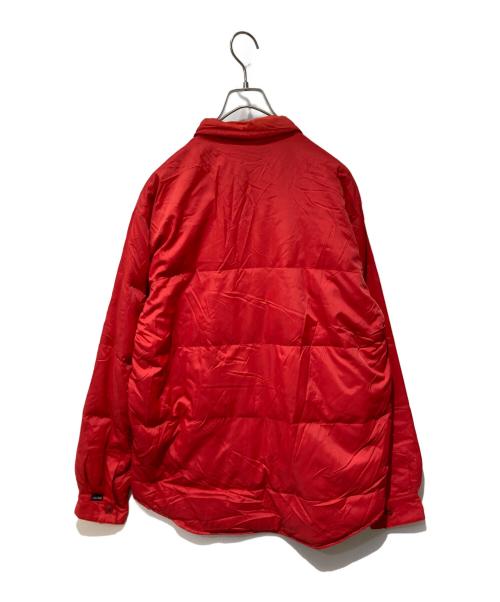 GOODENOUGH（グッドイナフ）GOODENOUGH (グッドイナフ) ナイロンダウンシャツ レッド サイズ:Ｌの古着・服飾アイテム