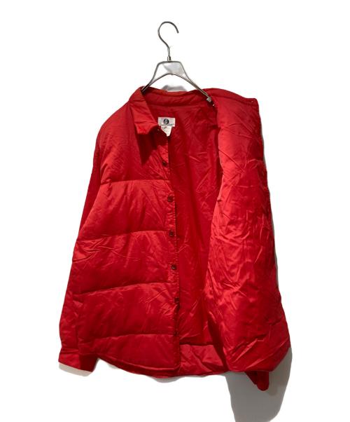 GOODENOUGH（グッドイナフ）GOODENOUGH (グッドイナフ) ナイロンダウンシャツ レッド サイズ:Ｌの古着・服飾アイテム