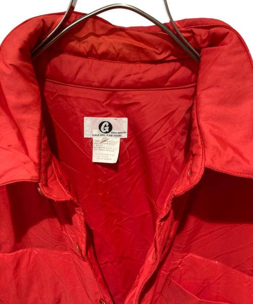 GOODENOUGH（グッドイナフ）GOODENOUGH (グッドイナフ) ナイロンダウンシャツ レッド サイズ:Ｌの古着・服飾アイテム