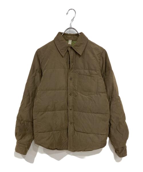 MORE ABOUT LESS（モアアバウトレス）MORE ABOUT LESS (モアアバウトレス) ダウンシャツ オリーブ サイズ:Sの古着・服飾アイテム