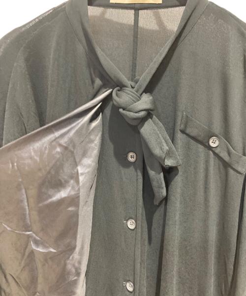 BALENCIAGA（バレンシアガ）BALENCIAGA (バレンシアガ) ボウタイブラウス ブラック サイズ:36の古着・服飾アイテム