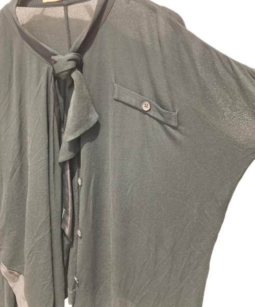 BALENCIAGA（バレンシアガ）BALENCIAGA (バレンシアガ) ボウタイブラウス ブラック サイズ:36の古着・服飾アイテム