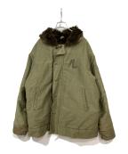COULANGE MAYENNEクランジェマイエンヌ）の古着「デッキジャケット」｜グリーン×ブラウン