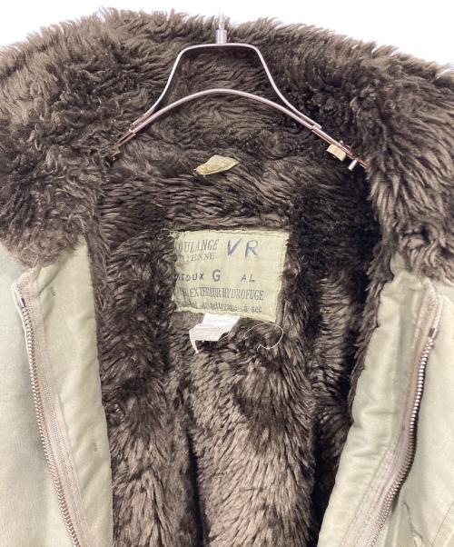 COULANGE MAYENNE（クランジェマイエンヌ）COULANGE MAYENNE (クランジェマイエンヌ) デッキジャケット グリーン×ブラウン サイズ:FREEの古着・服飾アイテム