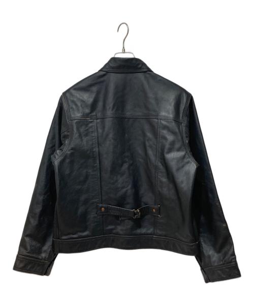 LEE（リー）LEE (リー) COWBOY Jacket LEATHER ブラック サイズ:38の古着・服飾アイテム