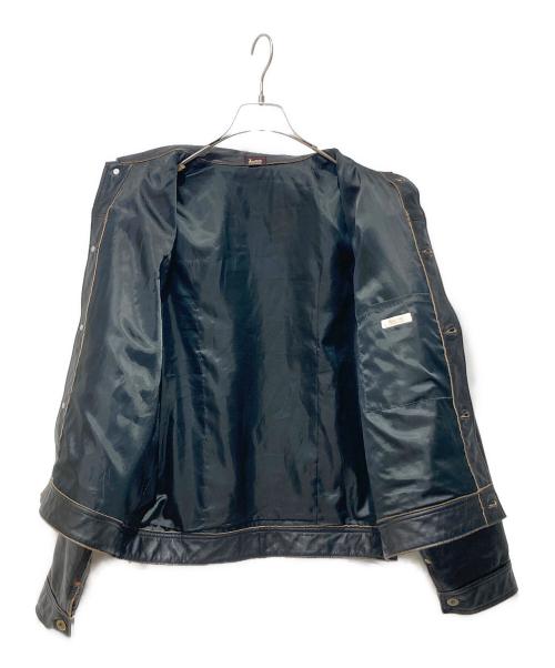LEE（リー）LEE (リー) COWBOY Jacket LEATHER ブラック サイズ:38の古着・服飾アイテム