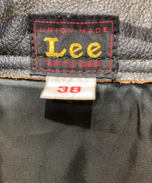 LEE（リー）LEE (リー) COWBOY Jacket LEATHER ブラック サイズ:38の古着・服飾アイテム