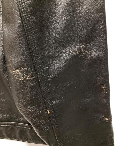 LEE（リー）LEE (リー) COWBOY Jacket LEATHER ブラック サイズ:38の古着・服飾アイテム