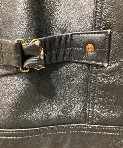 LEE（リー）LEE (リー) COWBOY Jacket LEATHER ブラック サイズ:38の古着・服飾アイテム