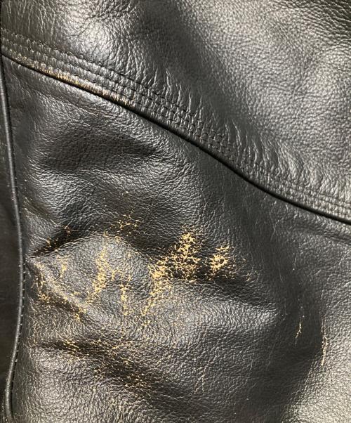 LEE（リー）LEE (リー) COWBOY Jacket LEATHER ブラック サイズ:38の古着・服飾アイテム