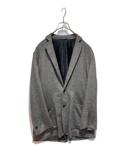JIL SANDER（ジルサンダー）JIL SANDER (ジルサンダー) カシミヤテーラードジャケット グレー サイズ:44の古着・服飾アイテム