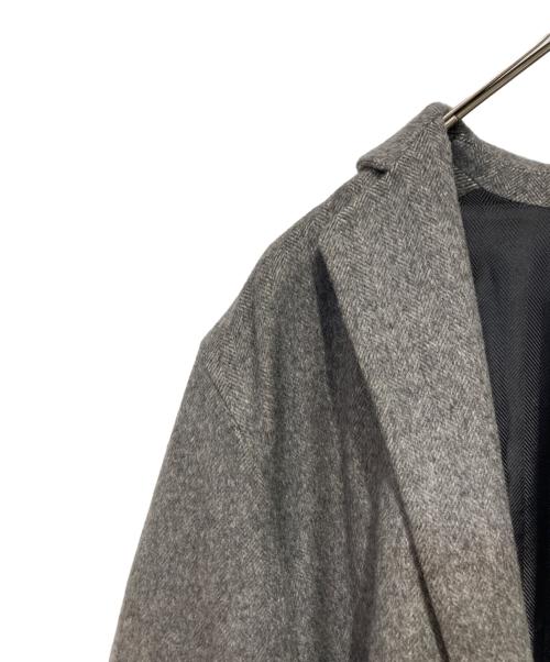 JIL SANDER（ジルサンダー）JIL SANDER (ジルサンダー) カシミヤテーラードジャケット グレー サイズ:44の古着・服飾アイテム