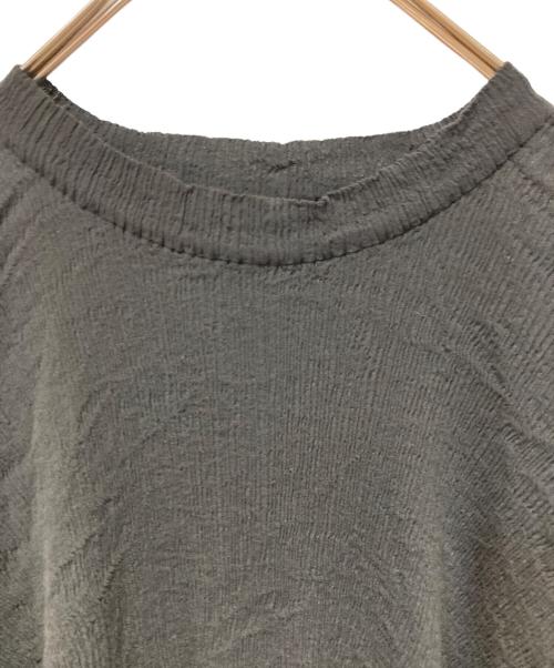 HaaT（ハート）Haat (ハート) KYO CHIJIMI BASIC ブラウス ブラック サイズ:Ｆの古着・服飾アイテム