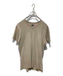 JIL SANDER（ジルサンダー）の古着「VネックTシャツ」｜ベージュ