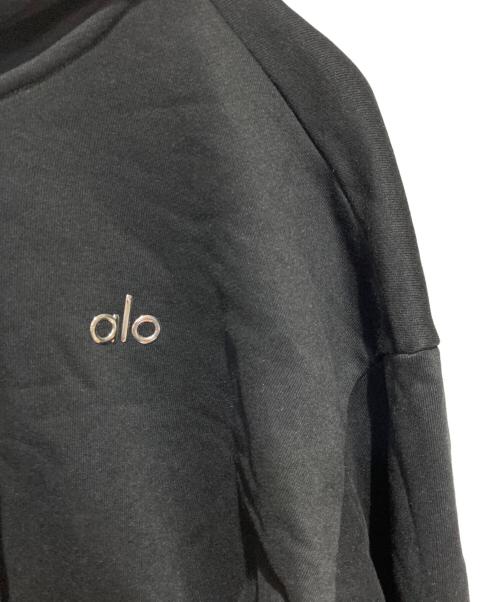 alo yoga（アローヨガ）ALO Yoga (アローヨガ) Accolade Full Zip Hoodie ブラック サイズ:Mの古着・服飾アイテム